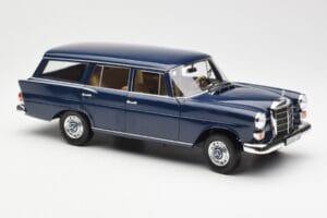 Mercedes 200 Universal W115 Blu Norev 1:18 183599 Pressofusione — immagine 6 di 8