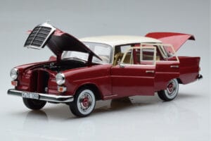 Mercedes 200 W110 Rosso Norev 1:18 183706 Pressofusione — immagine 2 di 7