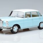 Mercedes 220 S W111 Blu Norev 1:18 183920 Pressofusione