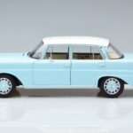 Mercedes 220 S W111 Blu Norev 1:18 183920 Pressofusione - image 4 of 7