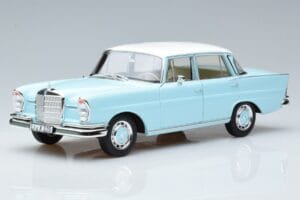 Mercedes 220 S W111 Blu Norev 1:18 183920 Pressofusione