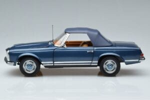 Mercedes 230 SL W113 Pagoda Blu Edizione Limitata Norev 1:18 183767 Pressofusione — immagine 4 di 8