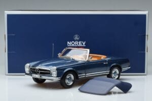 Mercedes 230 SL W113 Pagoda Blu Edizione Limitata Norev 1:18 183767 Pressofusione — immagine 8 di 8