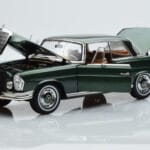 Mercedes 250 SE Coupe W111 Verde Metallizzato Edizione Limitata Norev 1:18 183764 Pressofusione - image 2 of 7