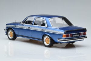Mercedes 280 E AMG W123 Blu Otto 1:18 OT221 Resina — immagine 5 di 6