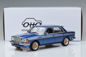 Mercedes 280 E AMG W123 Blu Otto 1:18 OT221 Resina — immagine 6 di 6
