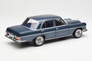 Mercedes 280 SE W108 Blu Scuro Metallizzato Norev 1:18 183534 Pressofusione — immagine 3 di 8