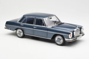 Mercedes 280 SE W108 Blu Scuro Metallizzato Norev 1:18 183534 Pressofusione — immagine 6 di 8
