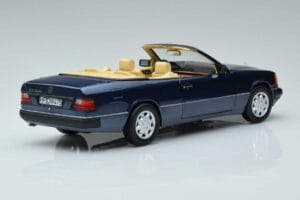 Mercedes 300 CE-24 A124 Cabriolet Nautical Blu Edizione Limitata Norev 1:18 183879 Pressofusione — immagine 3 di 7
