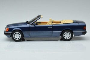 Mercedes 300 CE-24 A124 Cabriolet Nautical Blu Edizione Limitata Norev 1:18 183879 Pressofusione — immagine 4 di 7
