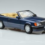 Mercedes 300 CE-24 A124 Cabriolet Nautical Blu Edizione Limitata Norev 1:18 183879 Pressofusione - image 5 of 7
