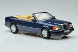 Mercedes 300 CE-24 A124 Cabriolet Nautical Blu Edizione Limitata Norev 1:18 183879 Pressofusione — immagine 5 di 7
