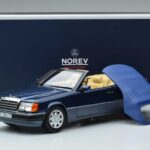 Mercedes 300 CE-24 A124 Cabriolet Nautical Blu Edizione Limitata Norev 1:18 183879 Pressofusione - image 7 of 7
