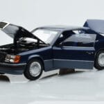 Mercedes 300 CE-24 C124 Coupe Nautical Blu Edizione Limitata Norev 1:18 183882 Pressofusione - image 2 of 7