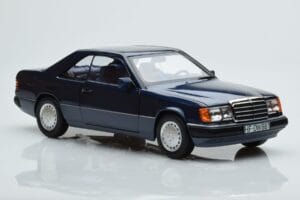 Mercedes 300 CE-24 C124 Coupe Nautical Blu Edizione Limitata Norev 1:18 183882 Pressofusione — immagine 5 di 7