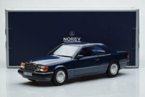 Mercedes 300 CE-24 C124 Coupe Nautical Blu Edizione Limitata Norev 1:18 183882 Pressofusione — immagine 7 di 7