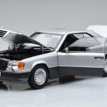Mercedes 300 CE-24 C124 Coupe Argento Norev 1:18 183880 Pressofusione - image 2 of 7