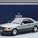 Mercedes 300 CE-24 C124 Coupe Argento Norev 1:18 183880 Pressofusione - image 7 of 7