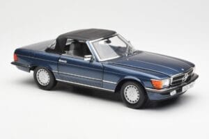 Mercedes 300 SL R107 Blu Nautico Norev 1:18 183466 Pressofusione — immagine 6 di 8