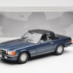Mercedes 300 SL R107 Blu Nautico Norev 1:18 183466 - image 8 of 8