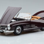 Mercedes 300 SL W198 Roadster Rosso Norev 1:18 - image 2 of 8