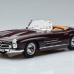 Mercedes 300 SL W198 Roadster Rosso Norev 1:18
