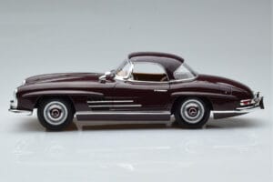 Mercedes 300 SL W198 Roadster Rosso Norev 1:18 183891 Pressofusione — immagine 4 di 8