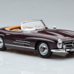 Mercedes 300 SL W198 Roadster Rosso Norev 1:18 - image 6 of 8