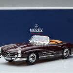 Mercedes 300 SL W198 Roadster Rosso Norev 1:18 - image 8 of 8