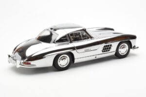 Mercedes 300 SL W198 Cromo Minichamps 1:18 B66040645 Pressofusione — immagine 3 di 8