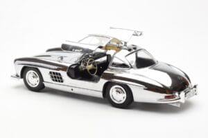 Mercedes 300 SL W198 Cromo Minichamps 1:18 B66040645 Pressofusione — immagine 5 di 8