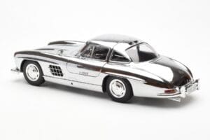 Mercedes 300 SL W198 Cromo Minichamps 1:18 B66040645 Pressofusione — immagine 7 di 8