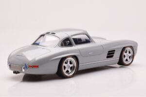 Mercedes 300 SL W198 Gullwing By S-Klub Grigio GT Spirit 1:18 GT418 Resina — immagine 2 di 6