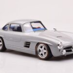 Mercedes 300 SL W198 Gullwing By S-Klub Grigio GT Spirit 1:18 GT418 - image 4 of 6