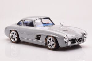 Mercedes 300 SL W198 Gullwing By S-Klub Grigio GT Spirit 1:18 GT418 Resina — immagine 4 di 6