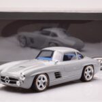 Mercedes 300 SL W198 Gullwing By S-Klub Grigio GT Spirit 1:18 GT418 - image 6 of 6