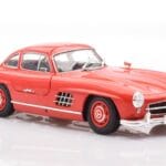 Mercedes 300 SL W198 Gullwing Rosso Minichamps 1:18 - image 6 of 8