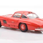 Mercedes 300 SL W198 Gullwing Rosso Minichamps 1:18 - image 7 of 8