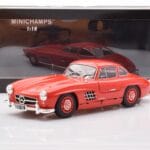 Mercedes 300 SL W198 Gullwing Rosso Minichamps 1:18 - image 8 of 8
