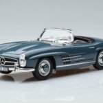 Mercedes 300 SL W198 Roadster Blu Norev 1:18