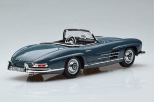 Mercedes 300 SL W198 Roadster Blu Norev 1:18 B66040668 Pressofusione — immagine 3 di 9