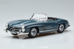 Mercedes 300 SL W198 Roadster Blu Norev 1:18