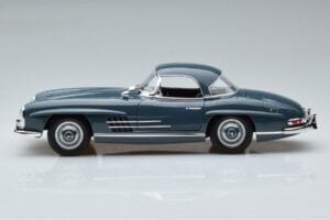 Mercedes 300 SL W198 Roadster Blu Norev 1:18 B66040668 Pressofusione — immagine 5 di 9