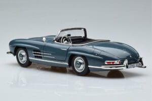 Mercedes 300 SL W198 Roadster Blu Norev 1:18 B66040668 Pressofusione — immagine 8 di 9