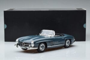 Mercedes 300 SL W198 Roadster Blu Norev 1:18 B66040668 Pressofusione — immagine 9 di 9