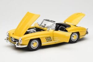 Mercedes 300 SL W198 Roadster Giallo Norev 1:18 B66040669 Pressofusione — immagine 2 di 8