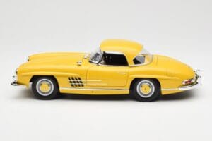 Mercedes 300 SL W198 Roadster Giallo Norev 1:18 B66040669 Pressofusione — immagine 4 di 8