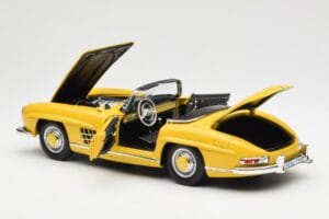 Mercedes 300 SL W198 Roadster Giallo Norev 1:18 B66040669 Pressofusione — immagine 5 di 8