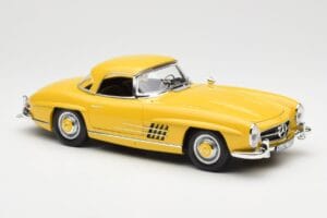 Mercedes 300 SL W198 Roadster Giallo Norev 1:18 B66040669 Pressofusione — immagine 6 di 8