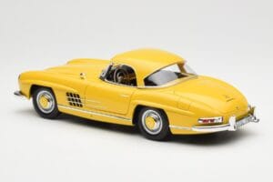 Mercedes 300 SL W198 Roadster Giallo Norev 1:18 B66040669 Pressofusione — immagine 7 di 8